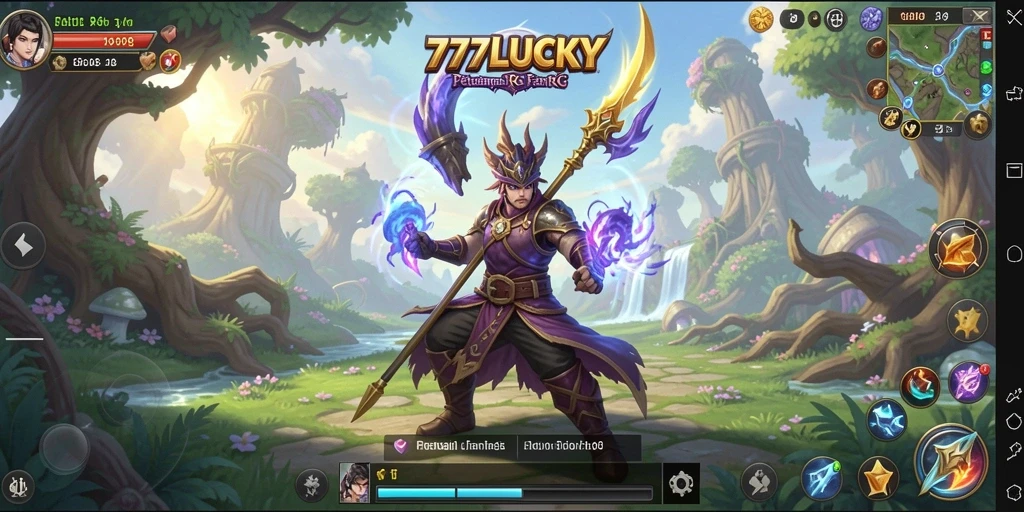 Tampilkan aksi seru dalam gameplay RPG 777LUCKY.