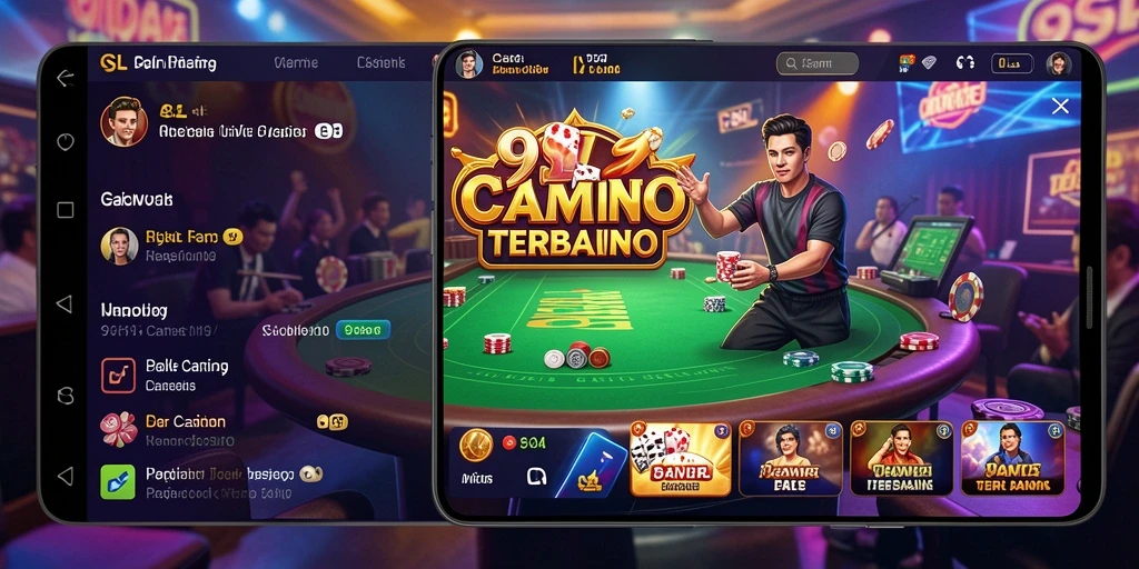 Screenshot gameplay Live Casino yang seru dan interaktif di 9SL.