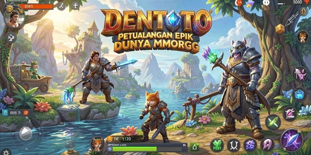 Gameplay seru dalam DENTOTO dengan berbagai fitur menarik.