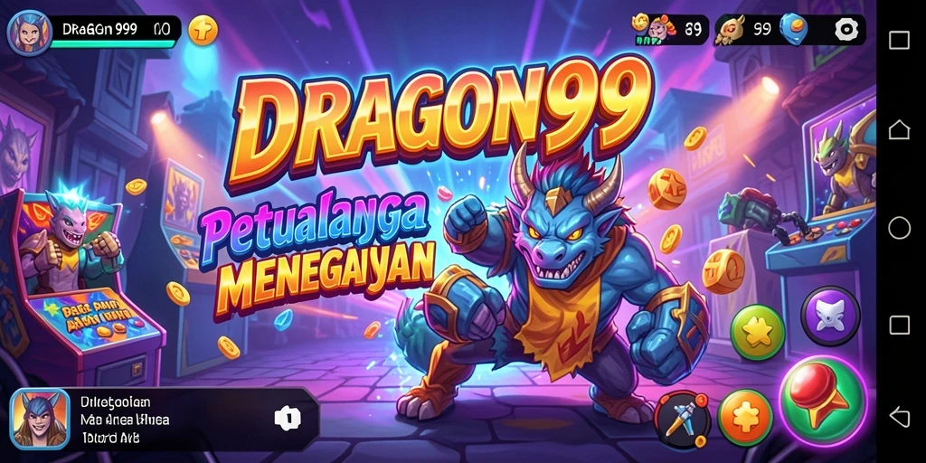 Tampilan gameplay menakjubkan dalam DRAGON99 dengan aksi mendebarkan.
