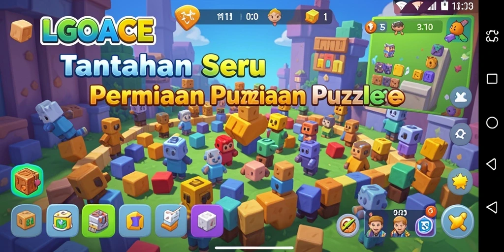 Tampilan gameplay LGOACE yang menantang dan menyenangkan.