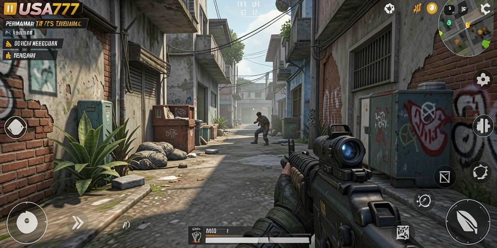 Gameplay LUSA777 yang seru dan menegangkan dalam aksi TPS.
