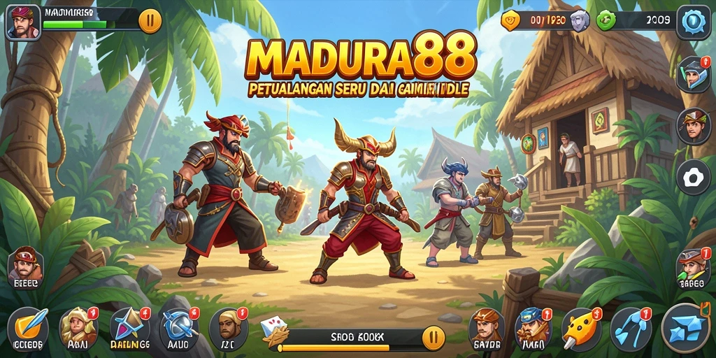 Tangkapan layar gameplay <strong>MADURA88</strong> menampilkan aksi seru dalam game Idle.