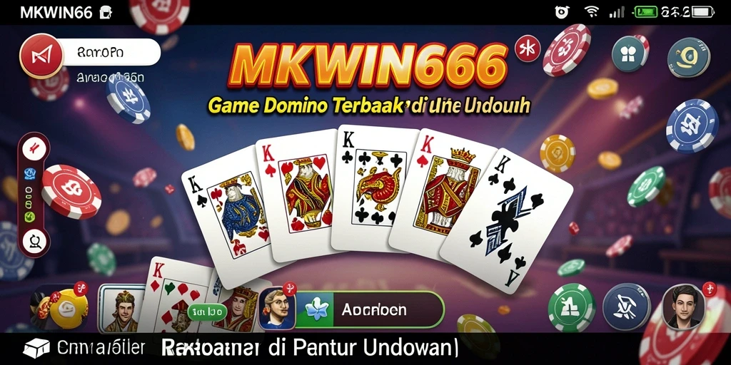 Screenshot gameplay menunjukkan keseruan bermain Domino di MKWIN666.