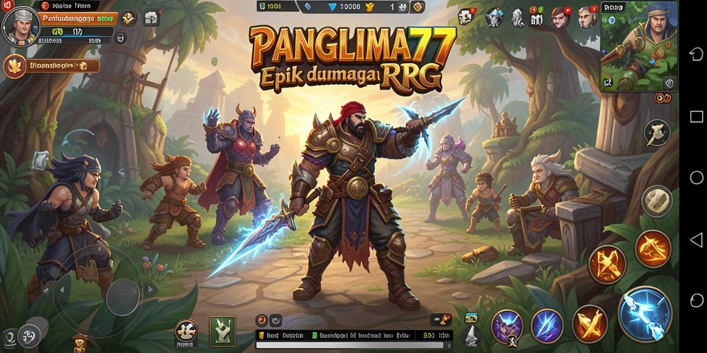 Tampilan menakjubkan dari gameplay <strong>PANGLIMA77</strong> yang seru dan penuh tantangan.