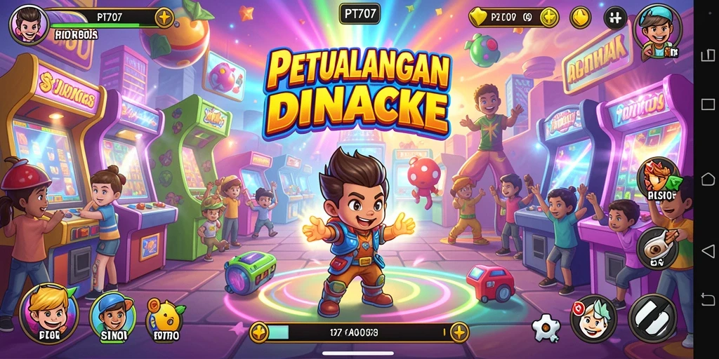 Tampilan gameplay seru dan menantang dari PT707.