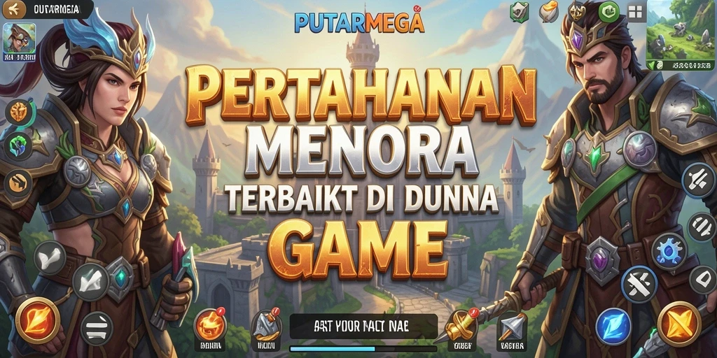 Gameplay seru PUTARMEGA yang menegangkan dan strategis.