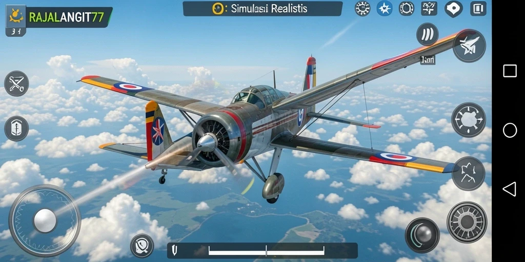 Tampilan gameplay RAJALANGIT77 yang menarik dan realistis.