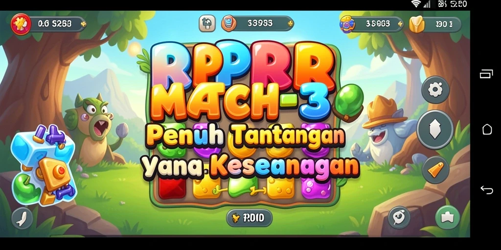 Tampilan gameplay RPRR yang seru dan penuh warna.
