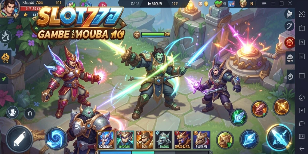Gameplay seru dari <strong>SLOT777</strong> dalam aksi pertempuran tim.