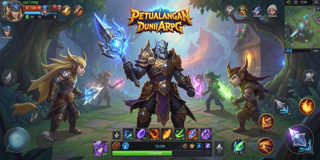 Screenshot ST789 menampilkan aksi seru dalam pertempuran ARPG.